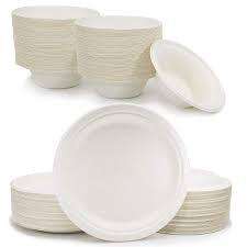 Eco-friendly compostable plates and cups